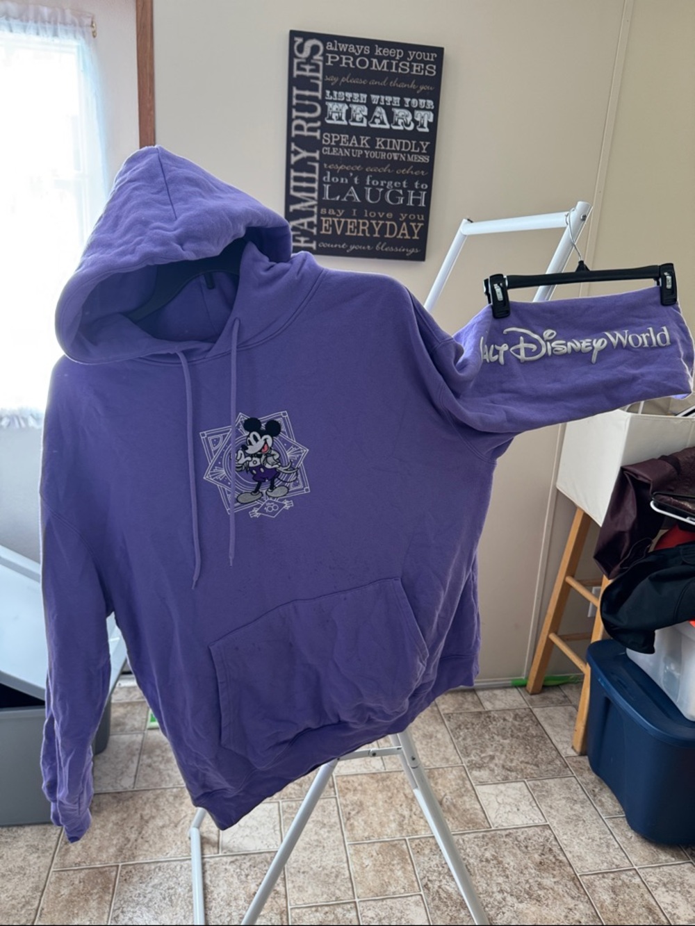 Walt Disney World Purple Mickey Hoodie